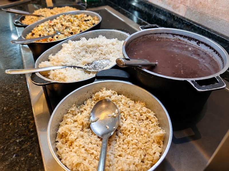 Arroz e feijão
